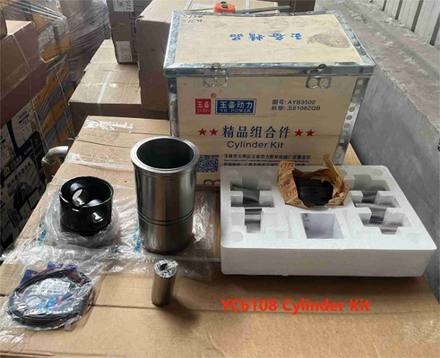 YC6108 Kolben Yuchai Motor Teile Zylinder Liner Kolbenring